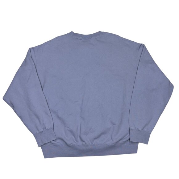 Nike Men's Sweatshirt Solo Swoosh Fleece Crewneck Blue - Size XL - Picture 3 of 9